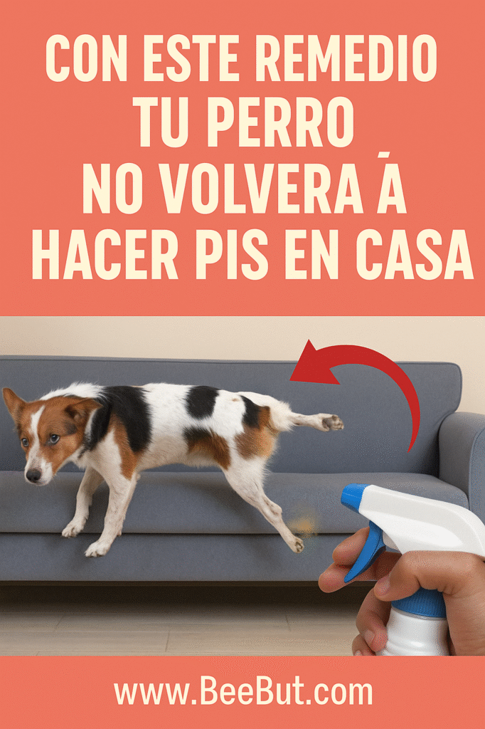 remedio natural para evitar que tu perro orine en casa