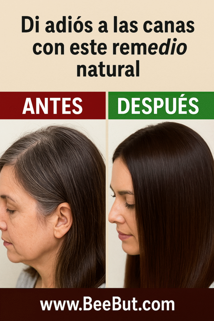 Elimina las canas con truco casero