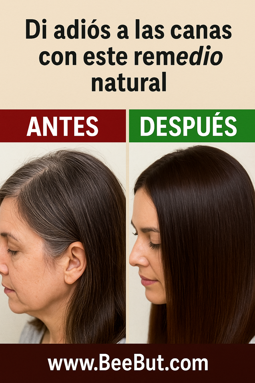 Elimina las canas con truco casero