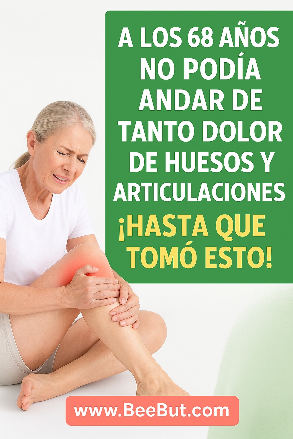 Remedio casero para el dolor de rodilla con limón