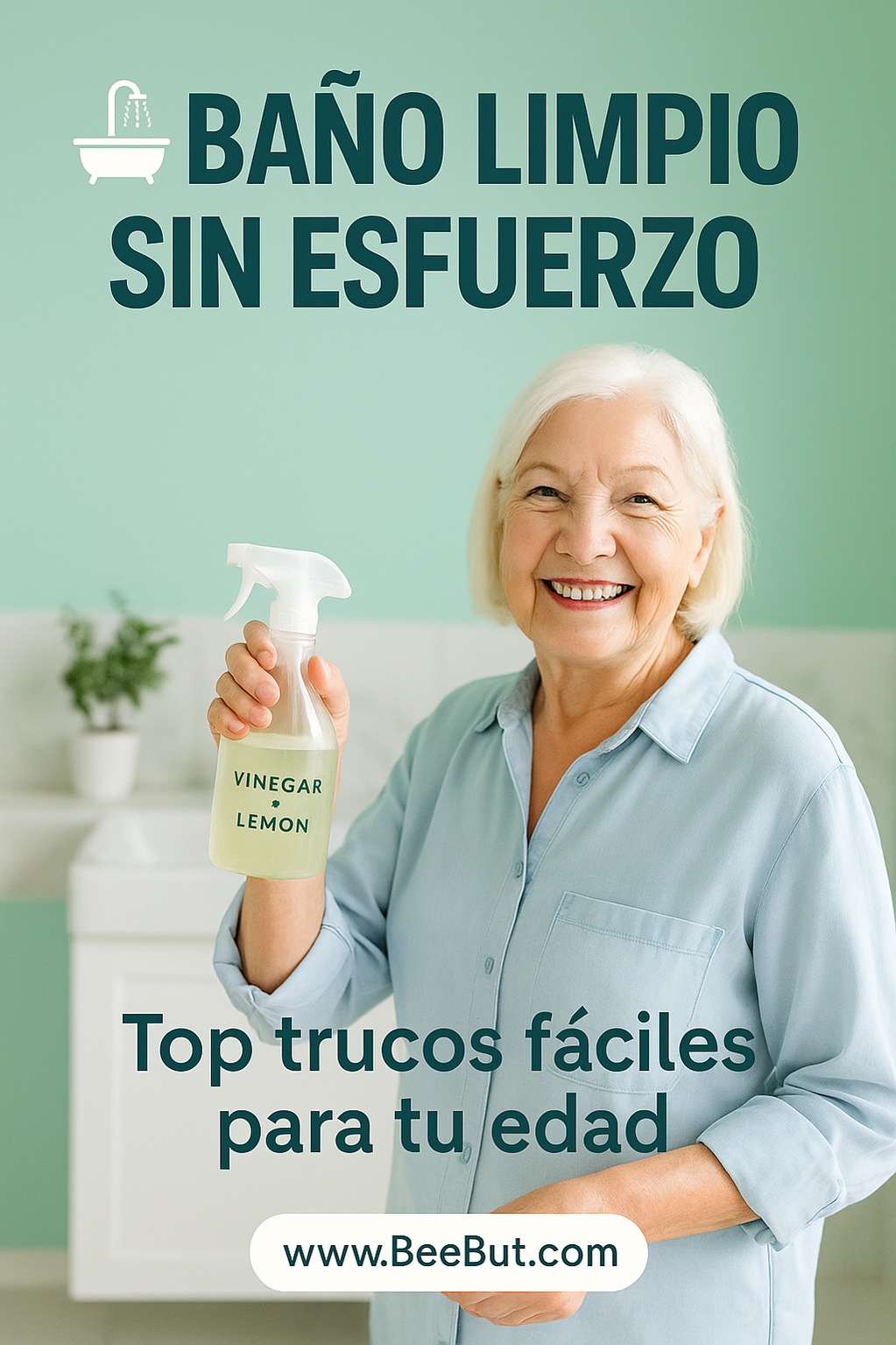 Cómo limpiar el baño sin dolor de espalda